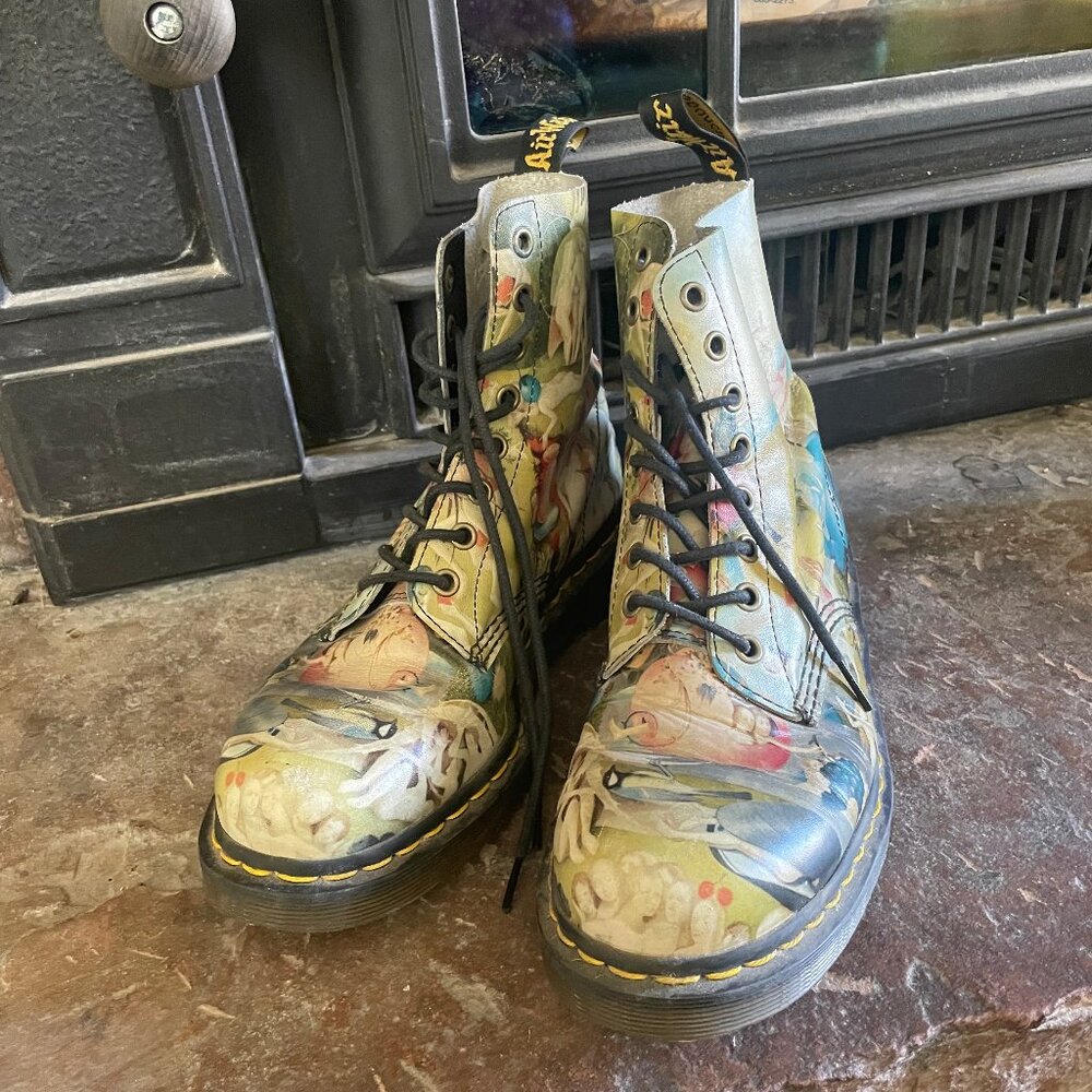 Dr Doc Martens Hieronymus Bosch Pascal Heaven Boots Women's 10, Men's 8, EU 41